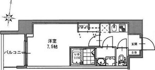 三国駅 徒歩7分 14階の物件間取画像